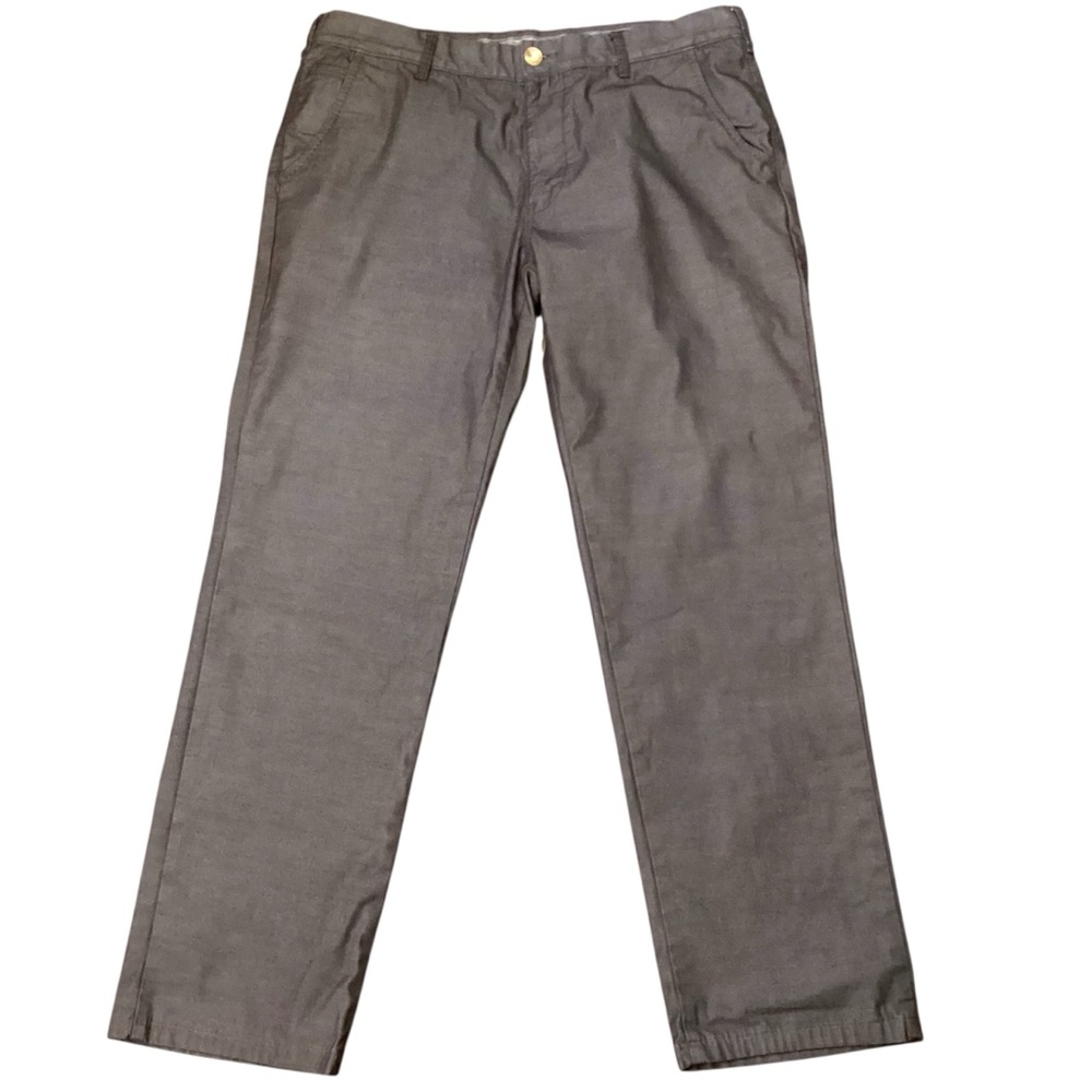 Halsey Men’s Dress Chino Pants‎ Gray Stretch Performance Size 36x30